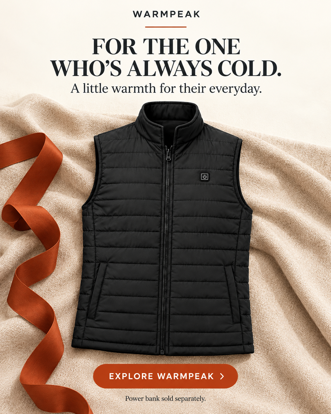 WarmPeak 9-Zone Heated Vest